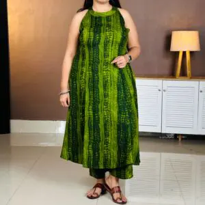 FLOWERVELLY Printed Pure Cotton Kurta Set For Men