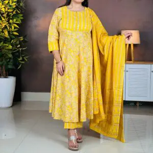 Anouk Floral Embroidered Suit Set For Women