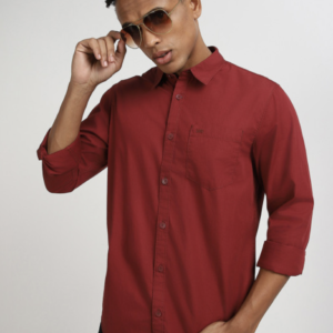 Lee Spread Collar Cotton Casual Regular Fit Shirt For Men