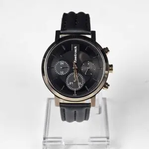 Fastrack Casual Black Quartz Watch for Men with 2 Years Warranty and 50 Meter Water Resistance