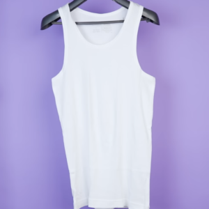 Van Heusen White Cotton Vest For Men