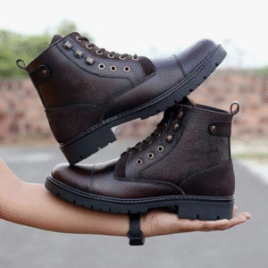Bacca Bucci DRAGON Leather Hiking Boots For Men