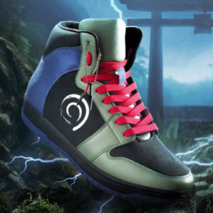 Bewakoof Naruto Kakashi Colourblocked High Top Sneakers For Men