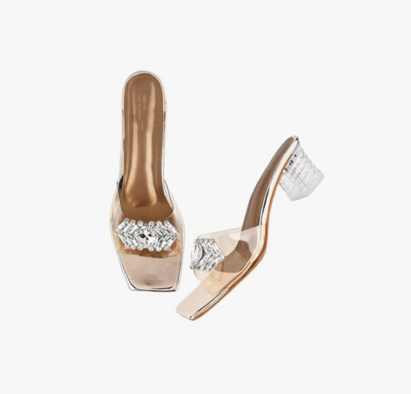 Tryme 6mhbhl1142gld_40 Heels for Women - Image 2