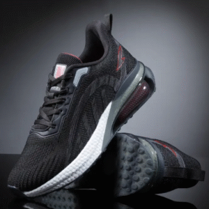 Asian SUPERPOWER-02 Sports Black Shoes for Men