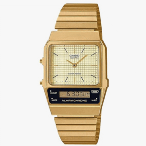 CASIO Vintage AQ-800EG-9ADF Casual Golden Watch for Men