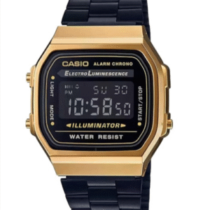 CASIO Vintage A168WEGB-1BDF Formal Digital Unisex Watch