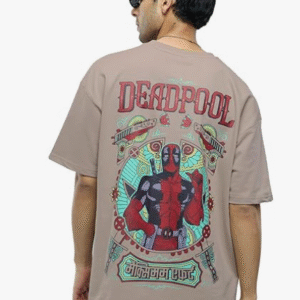 The Souled Store Casual Round Neck Brown T-Shirt for Men