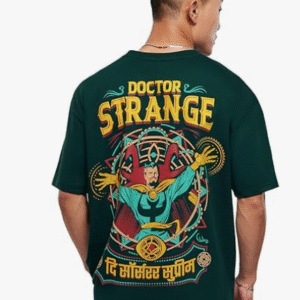 The Souled Store Casual Round Neck Green T-Shirt for Men