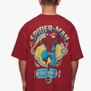 The Souled Store Casual Round Neck Red T-Shirt for Men