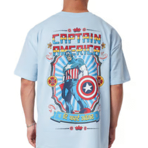 The Souled Store Casual Round Neck Blue T-Shirt for Men