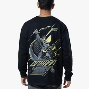 The Souled Store Casual Round Neck Black T-Shirt for Men