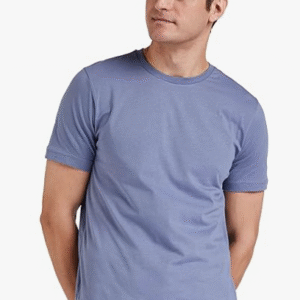 Symbol Casual Round Neck Blue T-Shirt for Men
