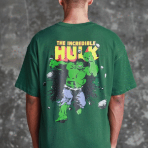 Bonkers Corner Casual Round Neck Green T-Shirt for Men