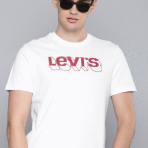 Levis Brand Logo Printed Pure Cotton T-shirt For Men