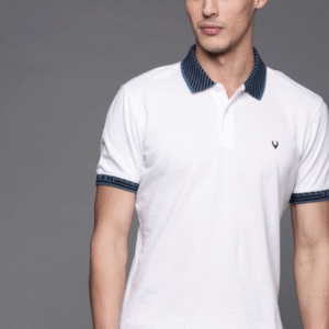 Allen Solly Polo Collar Pure Cotton T-shirt For Men