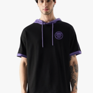 The Souled Store Black Panther Wakanda Forever Printed T-shirt for Men