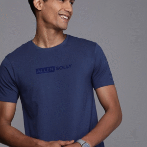 Allen Solly Brand Logo Printed Casual T-shirt For Men