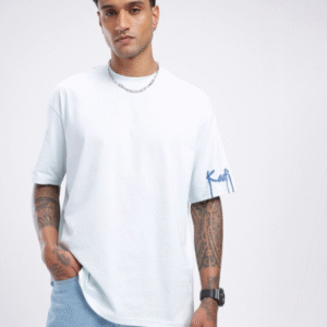 Glitchez Printed Oversized T-shirt For Men