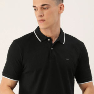 Peter England Polo Collar Slim Fit T-shirt For Men