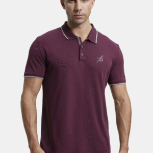 Jockey Super Combed Cotton Rich Solid Polo T-shirt For Men