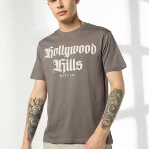 DNMX Regular Fit Crew-Neck T-Shirt For Men