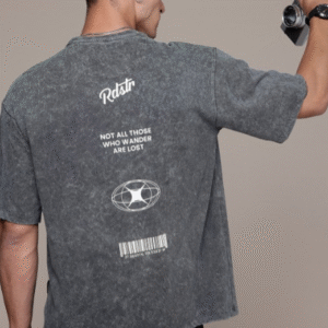 Roadster The Life Co. Typography Printed Relaxed Fit T-shirt For Men