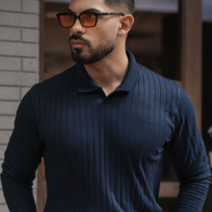 Powerlook Polo Collar Cotton T-shirt For Men