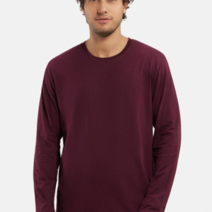 Jockey Super Combed Cotton Rich Solid Full Sleeve T-shirt For Men