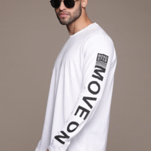 Roadster Typography Printed T-shirt For Men