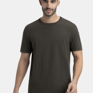 Jockey Super Combed Solid Half Sleeve T-Shirt For Men
