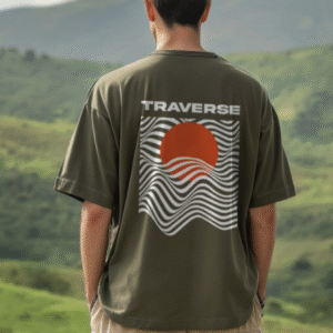 Nobero Oversized Graphic Printed T-shirt For Men