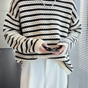 Stylecast x Revolte Striped T-shirt For Men