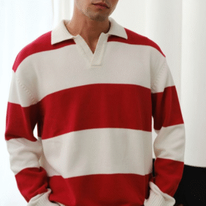 Bonkers Corner Cotton Striped Oversized T-shirt For Men