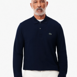Lacoste Navy Blue Long Sleeve L.12.12 Polo T-shirt For Men