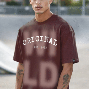 Bewakoof Typography Printed Oversized Cotton T-shirt For Men