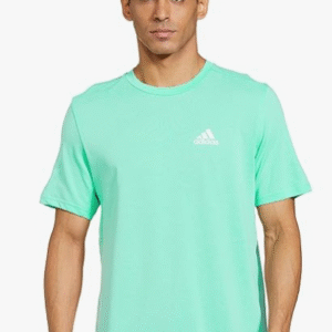 Adidas Men's Polyester Geometric Regular Fit T-Shirt For Men