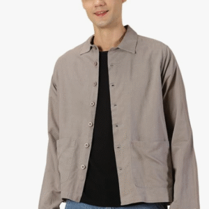 Thomas Scott Casual Solid Grey Shirt for Men