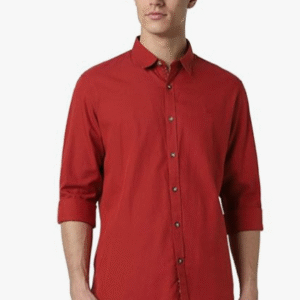 Peter England Men's Slim Fit Full Sleeve Casual Shirt For Men