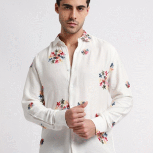 Banana Club Relaxed Slim Fit Floral Printed Casual Shirt For Men