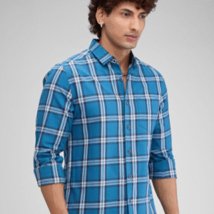 VASTRADO Tartan Checks Opaque Checked Casual Shirt For Men