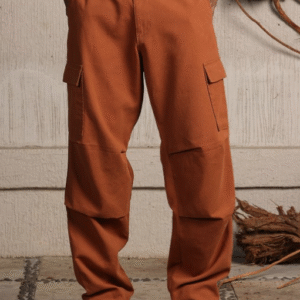 Roadster The Lifestyle Co. Men Rust Loose-Fit Cargos for Men