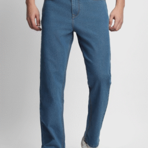 Dennis Lingo Casual Solid Blue Jeans for Men