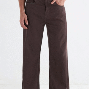 Bewakoof Casual Solid Brown Jeans for Men