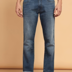 Wrangler Casual Solid Blue Jeans for Men