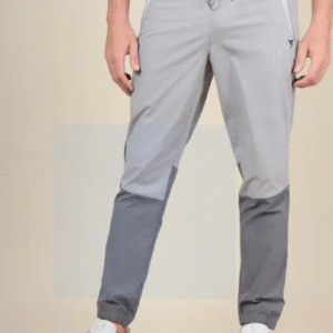 Technosport Casual Colourblocked Blue Track Pant for Men