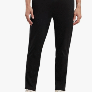 Jockey Casual Solid Black Track Pant for Men