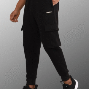 Boldfit Casual Solid Black Sweat Pant for Men