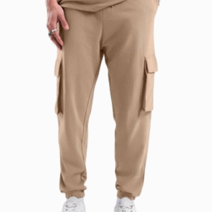Bewakoof Air Casual Solid Brown Track Pant for Men