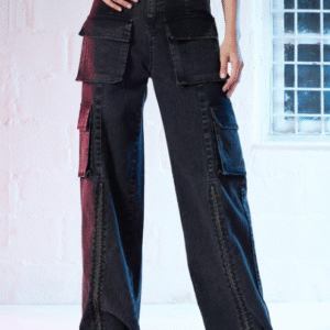 Sassafras Casual Solid Black Jeans for Women